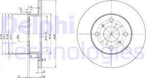 Delphi BG2597 - Discofreno autozon.pro