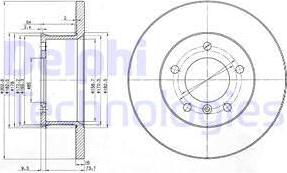 Delphi BG2556 - Discofreno autozon.pro