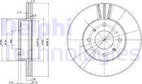 Delphi BG2567 - Discofreno autozon.pro