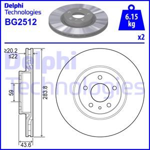 Delphi BG2512 - Discofreno autozon.pro