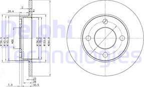 Delphi BG2517 - Discofreno autozon.pro