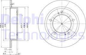 Delphi BG2584 - Discofreno autozon.pro