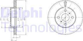 Delphi BG2588 - Discofreno autozon.pro