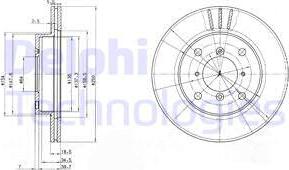 Delphi BG2583 - Discofreno autozon.pro