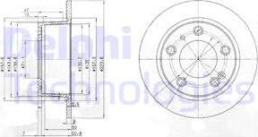 Delphi BG2528 - Discofreno autozon.pro