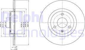 Delphi BG2527 - Discofreno autozon.pro