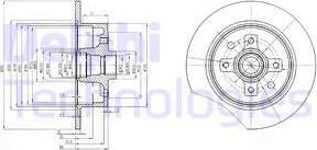 Delphi BG2571 - Discofreno autozon.pro