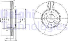 Delphi BG2693 - Discofreno autozon.pro