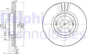 Delphi BG2697 - Discofreno autozon.pro