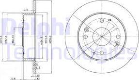 Delphi BG2666 - Discofreno autozon.pro