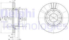 Delphi BG2668 - Discofreno autozon.pro