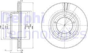 Delphi BG2612C - Discofreno autozon.pro