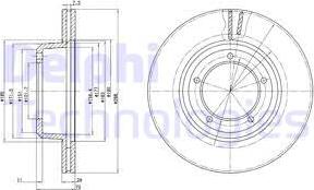 Delphi BG2612 - Discofreno autozon.pro