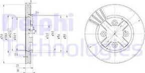 Delphi BG2685 - Discofreno autozon.pro