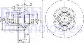 Delphi BG2638 - Discofreno autozon.pro