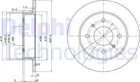 Delphi BG2633C - Discofreno autozon.pro