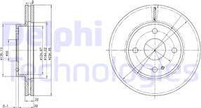 Delphi BG2629 - Discofreno autozon.pro