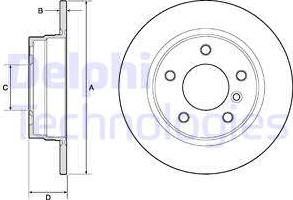 Delphi BG2624 - Discofreno autozon.pro