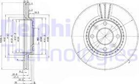 Delphi BG2625C - Discofreno autozon.pro