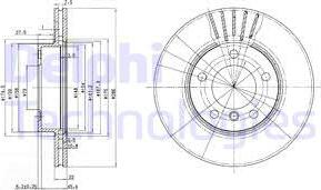 Delphi BG2623C - Discofreno autozon.pro