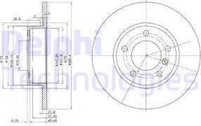 Delphi BG2622 - Discofreno autozon.pro