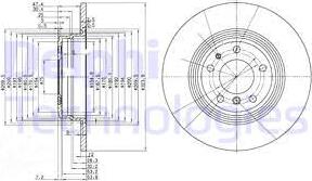 Delphi BG2671 - Discofreno autozon.pro