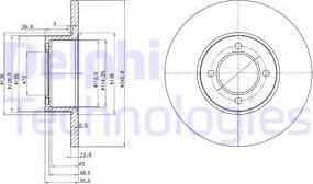 Delphi BG2069 - Discofreno autozon.pro