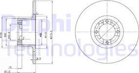 Delphi BG2081 - Discofreno autozon.pro