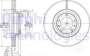 Delphi BG2199 - Discofreno autozon.pro