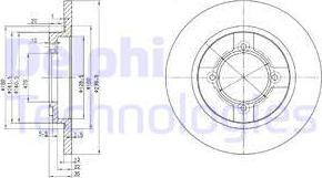 Delphi BG2153 - Discofreno autozon.pro