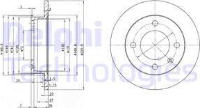 Delphi BG2118 - Discofreno autozon.pro