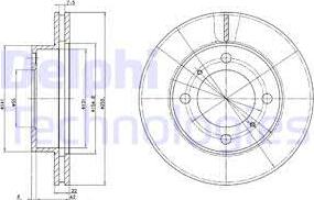 Delphi BG2891 - Discofreno autozon.pro