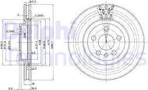 Delphi BG2844 - Discofreno autozon.pro