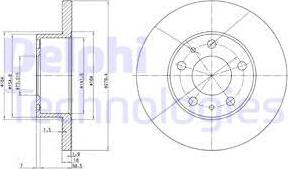 Delphi BG2845 - Discofreno autozon.pro