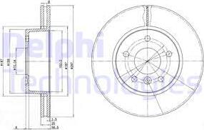 Delphi BG2860 - Discofreno autozon.pro