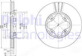 Delphi BG2816 - Discofreno autozon.pro