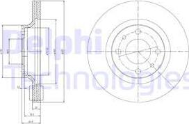 Delphi BG2825 - Discofreno autozon.pro