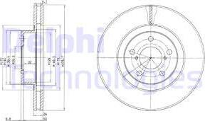 Delphi BG2827C - Discofreno autozon.pro