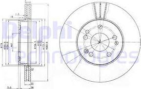 Delphi BG2345 - Discofreno autozon.pro