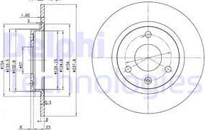 Delphi BG2355 - Discofreno autozon.pro