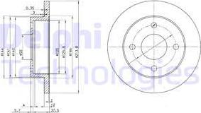 Delphi BG2357 - Discofreno autozon.pro