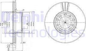 Delphi BG2306 - Discofreno autozon.pro