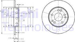 Delphi BG2314 - Discofreno autozon.pro