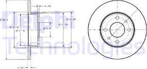 Delphi BG2313 - Discofreno autozon.pro