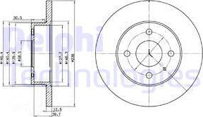 Delphi BG2312 - Discofreno autozon.pro