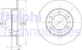 Delphi BG2325 - Discofreno autozon.pro