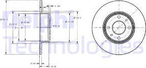 Delphi BG2322 - Discofreno autozon.pro