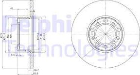 Delphi BG2259 - Discofreno autozon.pro