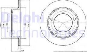 Delphi BG2208 - Discofreno autozon.pro