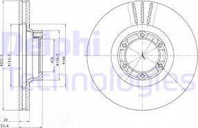 Delphi BG2284 - Discofreno autozon.pro